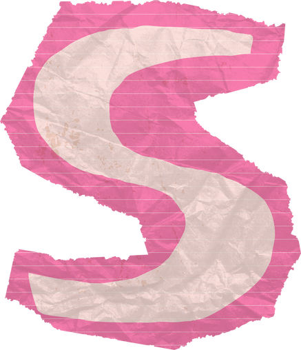 diy zine cutout letter s